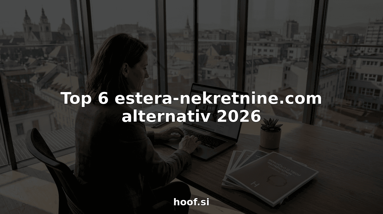 Top 6 estera-nekretnine.com alternativ 2026