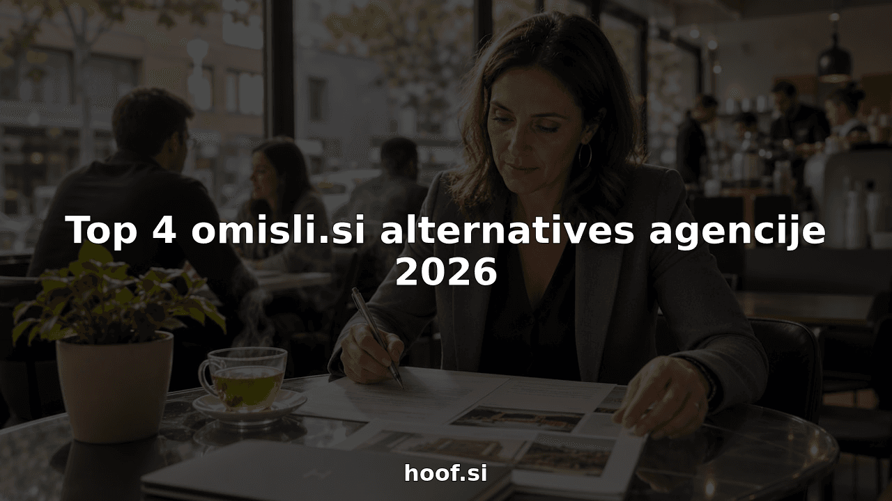 Top 4 omisli.si alternatives agencije 2026