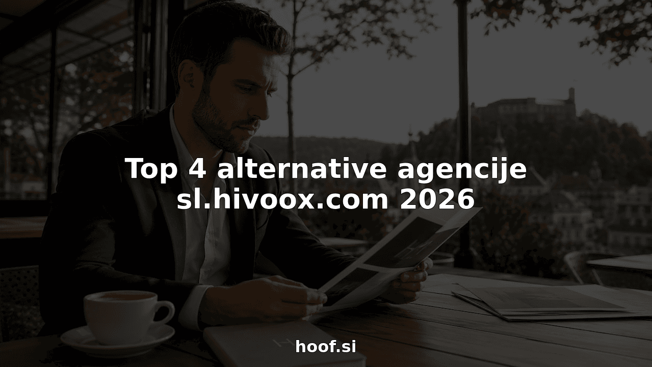 Top 4 alternative agencije sl.hivoox.com 2026