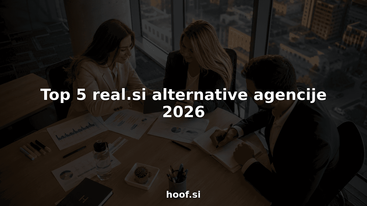 Top 5 real.si alternative agencije 2026